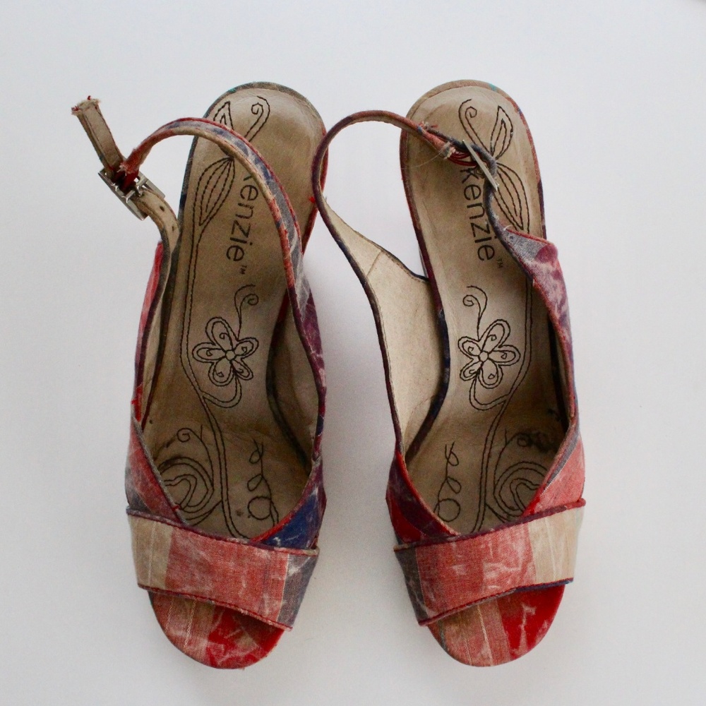 kenzie Wedge Open-Toe Sandal | Size 7 - Picture 8 of 8